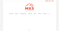 Desktop Screenshot of mx3homes.com
