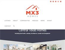 Tablet Screenshot of mx3homes.com
